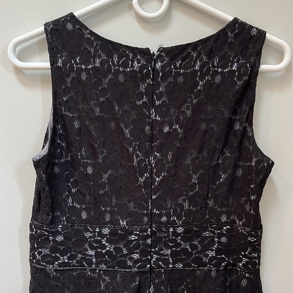 Ann Taylor Loft Black Lace Overlay Dress - Picture 4 of 5
